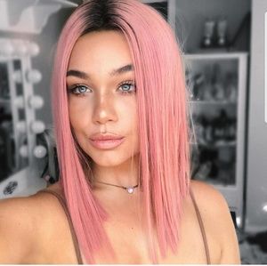 pink wig bellami